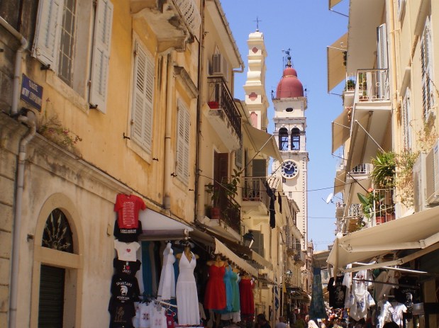 Corfu town